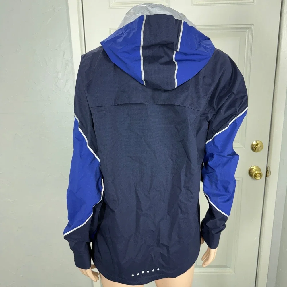 Nike Hyper shield Running Zip Jacket L Lightweight Hooded 746679 Rain Coat P16